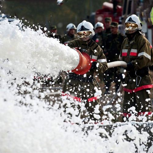 What is the foam fire extinguishing system and what are its advantages and disadvantages ?