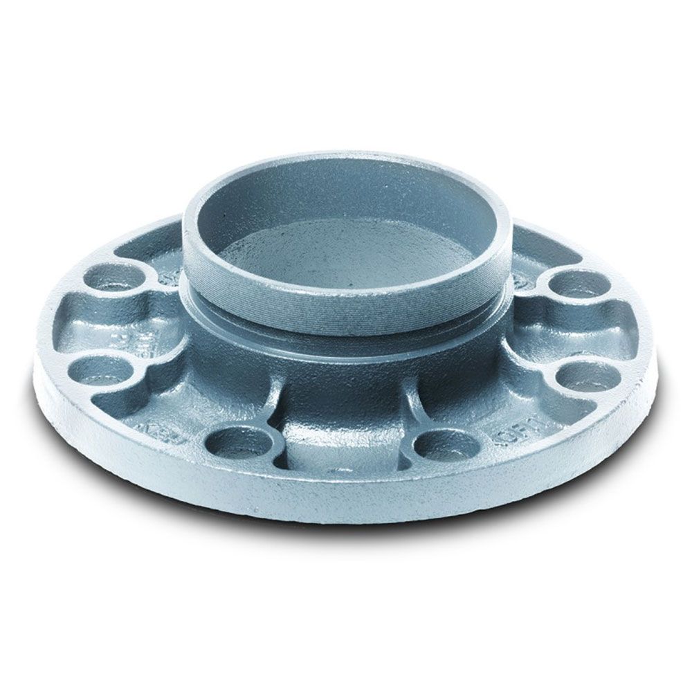 Grooved adapter flange