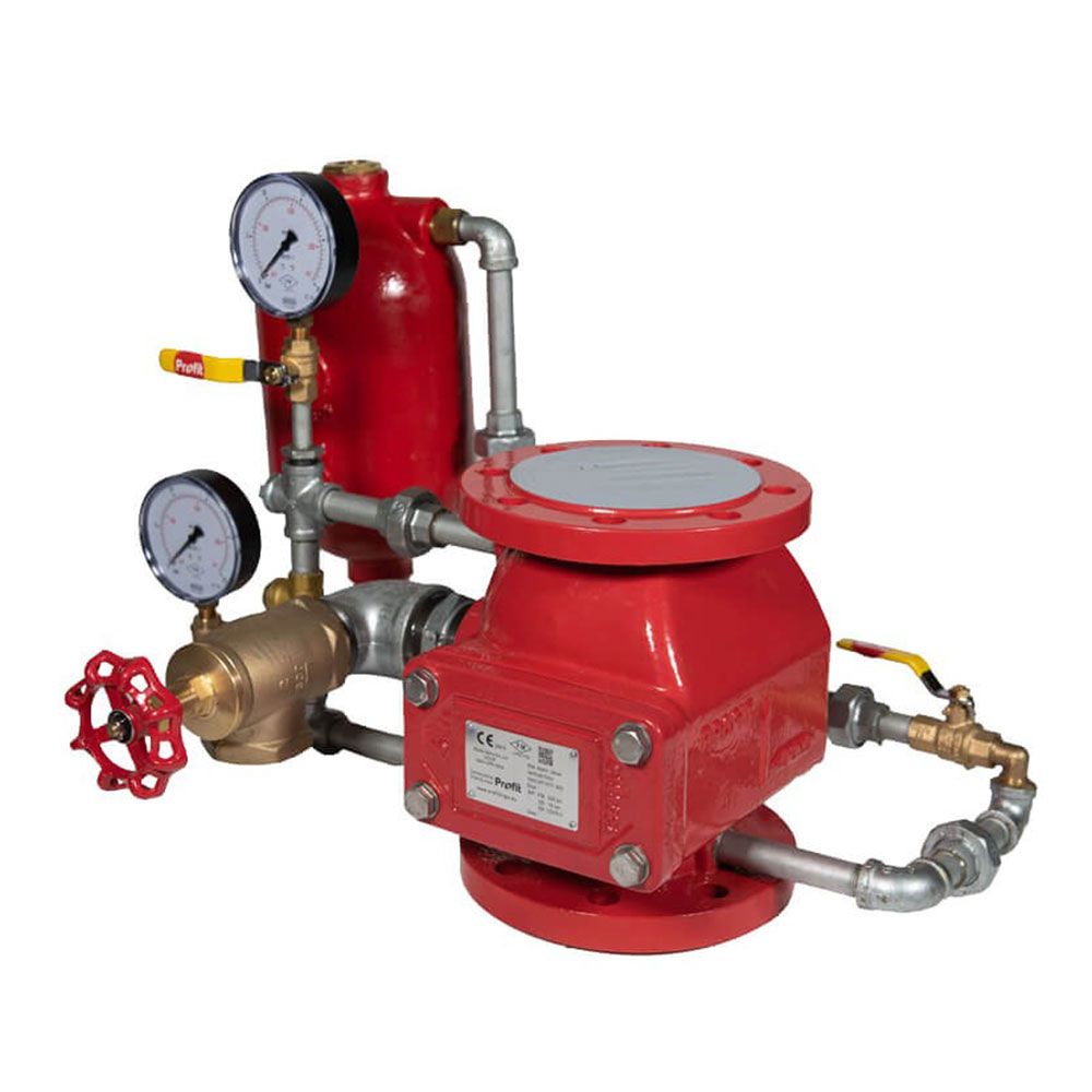 Wet alarm valve Flanged with trim (without Gong) • Flanged PN10|16