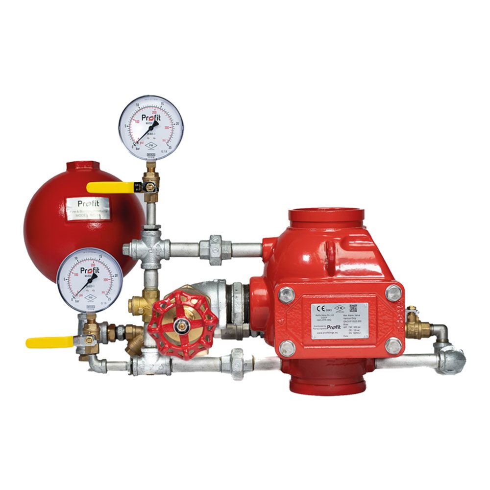 Wet alarm valve Grooved with trim (without Gong)